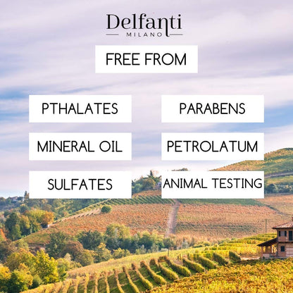 Delfanti Milano Collagen 24K + Hyaluronic Acid Serum – Anti-Aging Lifting Facial Serum, Made in Italy, 1.7 oz