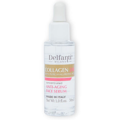 Delfanti Milano COLLAGEN 24K with Pure Hyaluronic Acid | Concentrated Anti-Aging Serum, Made in Italy