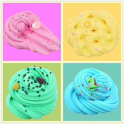 Delpaneo 9 Packs Butter Slime Kit – Super Soft, Non-Sticky Stress Relief Toy for Kids