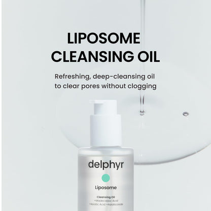 delphyr Liposome Daily Cleansing Oil — Gentle Makeup Remover & Blackhead Care for Sensitive Skin