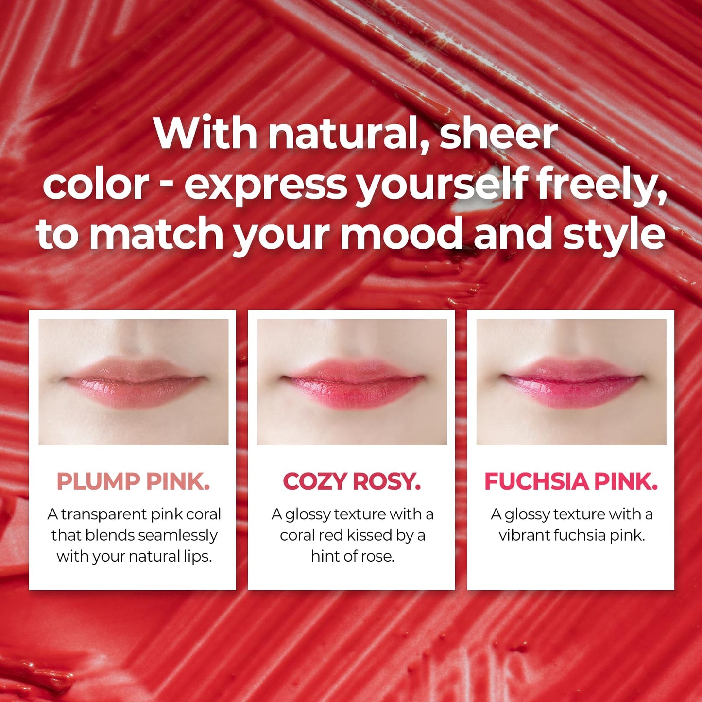 De:maf Demaf Gloss Balm – Hydrating Lip Gloss with Buildable Sheer-to-Bold Colour
