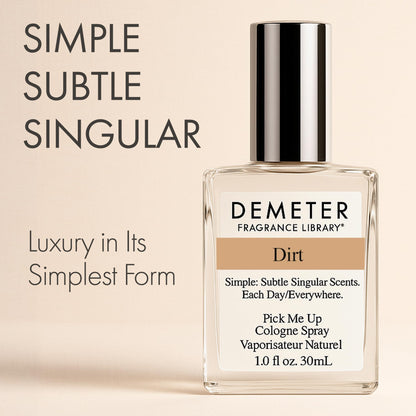 DEMETER Dirt Natural Perfume Spray for Women, 1 oz
