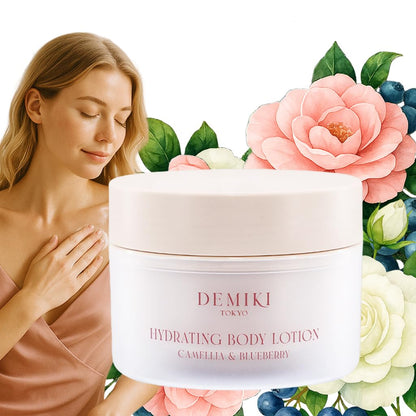 DEMIKI Body Lotion with Squalane & Amino Acids – Hydrating Moisturizer for Dry Skin