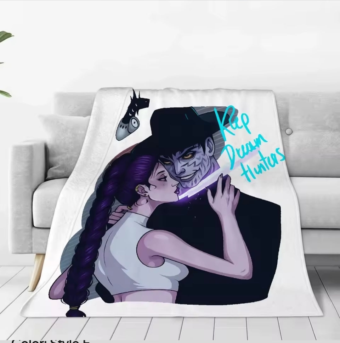 Demon Hunters Extra Large Dog Blanket