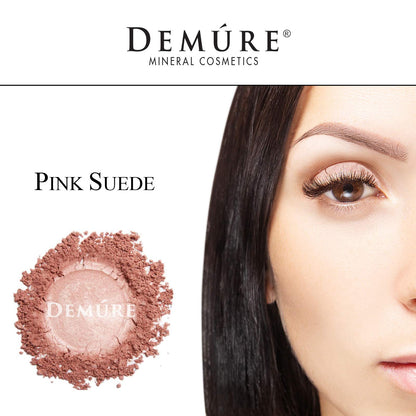 Demure Mineral Eye Shadow Pink Suede | Natural Glitter Eyeshadow
