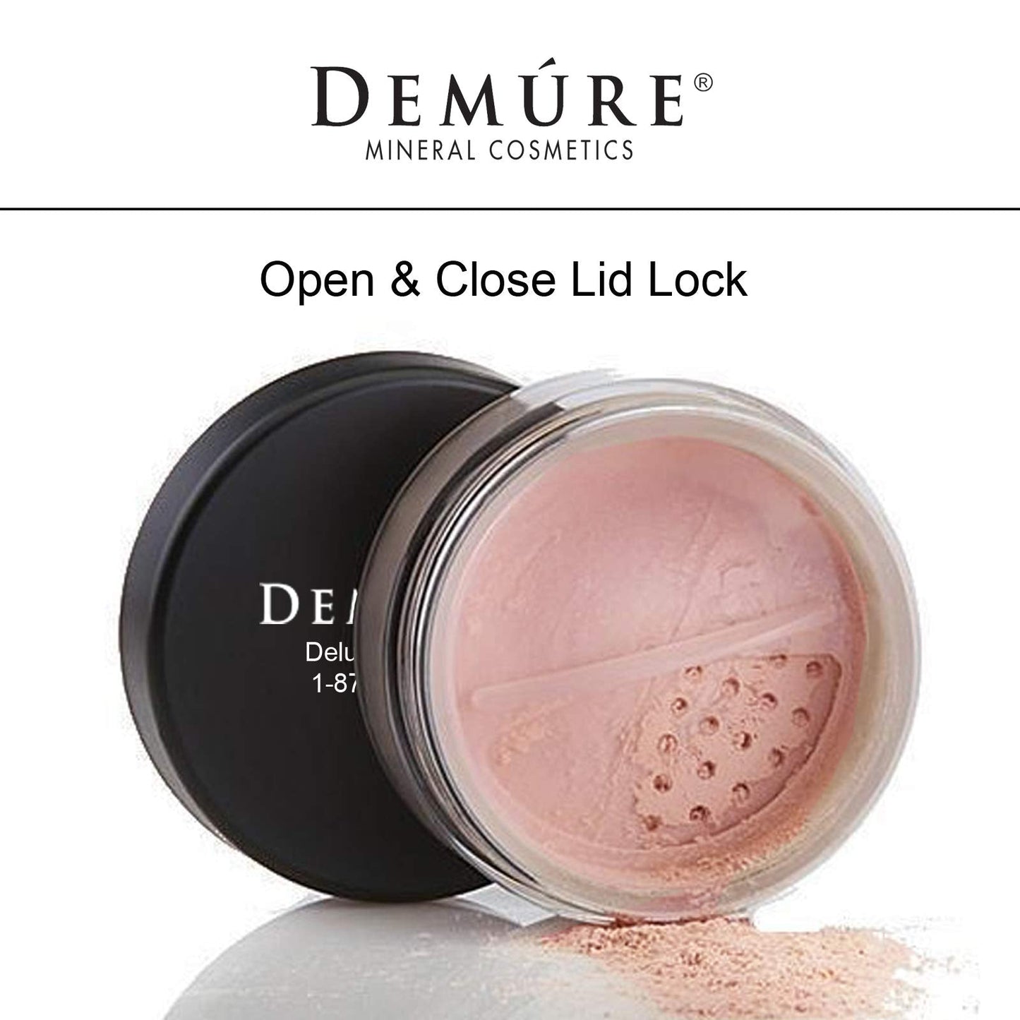 DEMÚRE Bloom Natural Loose Blush Powder – Cruelty-Free Mineral Makeup
