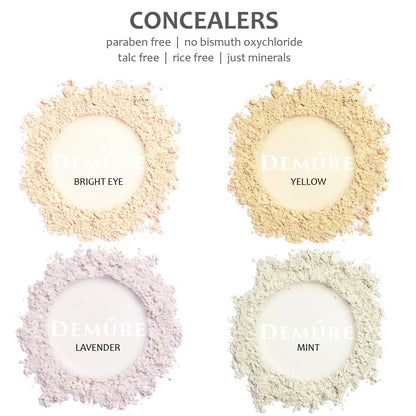 DEMÚRE Demure Mineral Concealer – Lightweight Yellow-Tone Coverage for Dark Circles