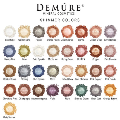 DEMÚRE Demure Mineral Eye Shadow Lavender Ice – Shimmer Loose Powder