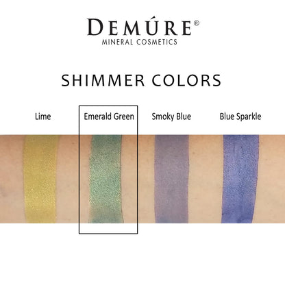 DEMÚRE Demure Mineral Eye Shadow Emerald Green – Shimmer, Loose Powder