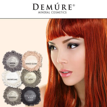 Demure Mineral Eye Shadow Moss – Shimmer Glitter Eyeshadow (Loose Powder)