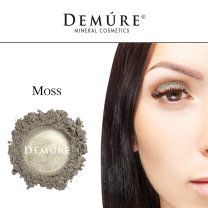 Demure Mineral Eye Shadow Moss – Shimmer Glitter Eyeshadow (Loose Powder)