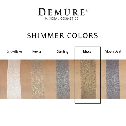 Demure Mineral Eye Shadow Moss – Shimmer Glitter Eyeshadow (Loose Powder)