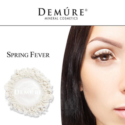 Demúre Snowflake Mineral Eye Shadow – Shimmer Loose Powder, 33 Natural Shades, Buildable Color