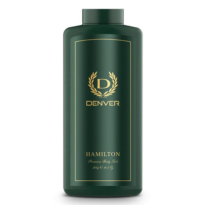 Denver Hamilton Premium Body Talcum Powder for Men – Long-Lasting Fragrance, Cooling Comfort