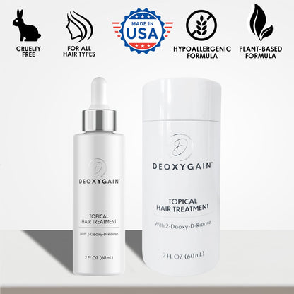 Deoxygain Hair Serum – Advanced 2DDR Growth Formula for Fuller Hair (2oz)