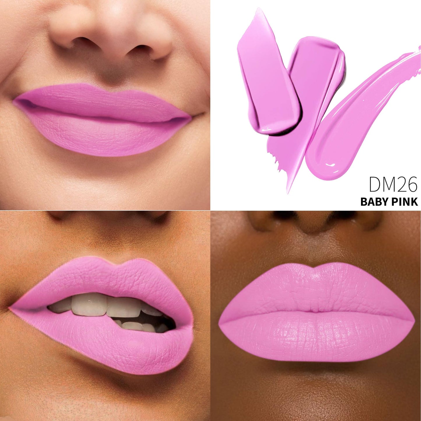 Depuplum 3Pc Matte Liquid Lipsticks – Long-Lasting, Vegan Color (DM18 DM20 DM26)