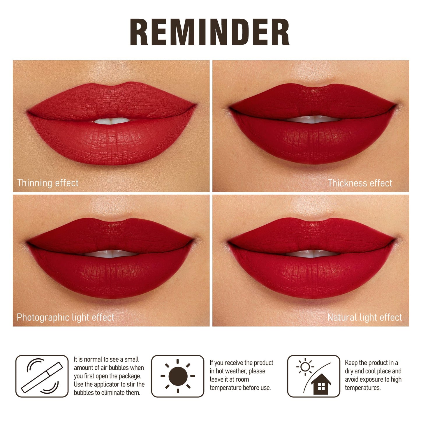 Depuplum 3Pc Matte Liquid Lipsticks – Vegan, Long-Lasting Lip Color (DM15, DM05, DM26)