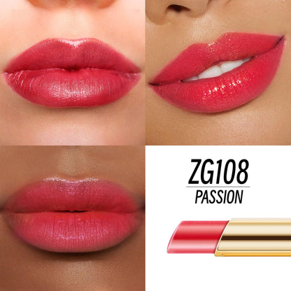 Depuplum Red Nude Purple Lipstick Set – Hydrating, Shimmer Lip Balm & Gloss (Cruelty-Free) DM108/118/122