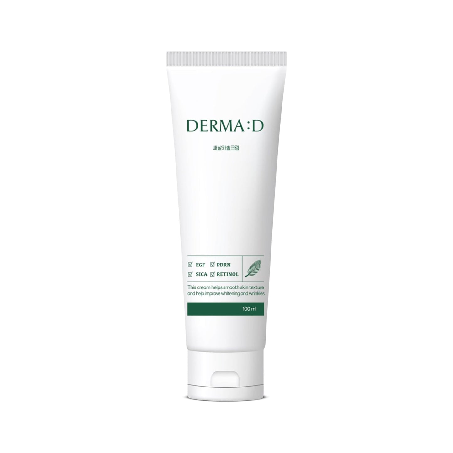 DERMA:D Radiance Boost Cream – Korean K-Beauty Moisturizer with PDRN, EGF, Retinol & Cica