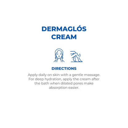 Dermaglós Moisturizing Cream with Vitamin A, E & Allantoin | Hydration for Wrinkles, Scars, Stretch Marks, Tattoo Aftercare | 1.76 oz