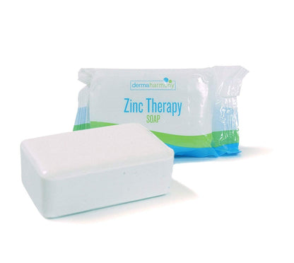 DermaHarmony 2% Pyrithione Zinc Bar Soap – Pack of 2 (4 oz) for Sensitive Skin Conditions | Made in USA