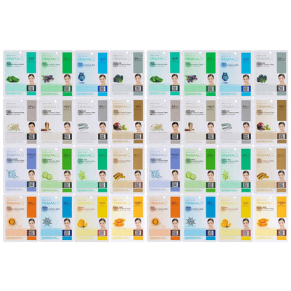 DERMAL 32 Combo Pack Korean Facial Masks | 20+ Years of K-Beauty Experience