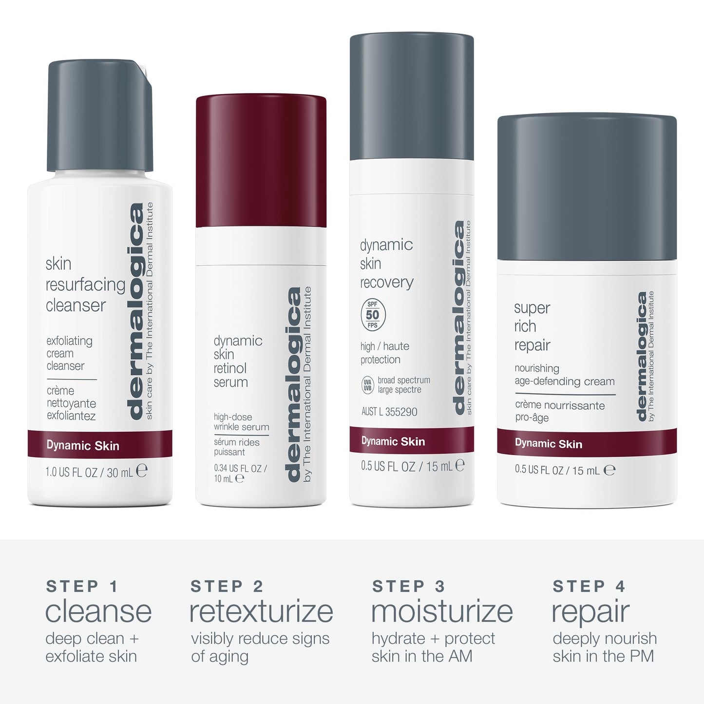 Dermalogica Skin Aging Solutions Kit — Anti-Aging Skincare Set (Travel Size)
