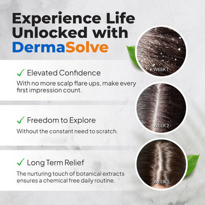 Dermasolve Medicated Scalp Shampoo & Conditioner for Psoriasis & Dandruff