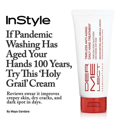 Dermelect Timeless Anti-Aging Daily Hand Treatment – Peptides, Hyaluronic Acid & Hydration