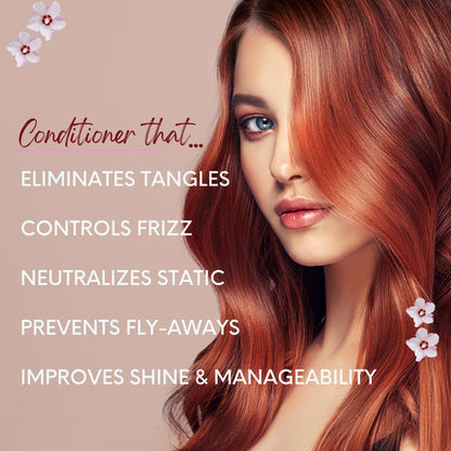 DermOrganic Daily Hydrating Conditioner for Dry Hair – 33.8 oz | Sulfate-Free Argan Oil Care