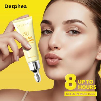 DERPHEA Organic Beef Tallow Lip Balm – 8H Hydration, Glossy Shine, Overnight Lip Mask (2 Tubes)