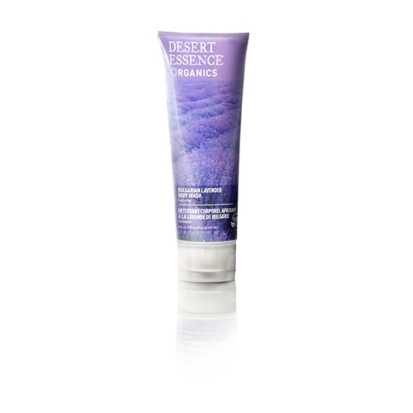 Desert Essence Bulgarian Lavender Body Wash – Gentle Cleansing and Soothing Skin (8 fl oz)