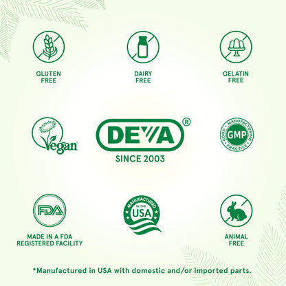DEVA Vegan Black Cumin Seed Oil – Cold-Pressed, Unrefined, 90 Vegan Capsules