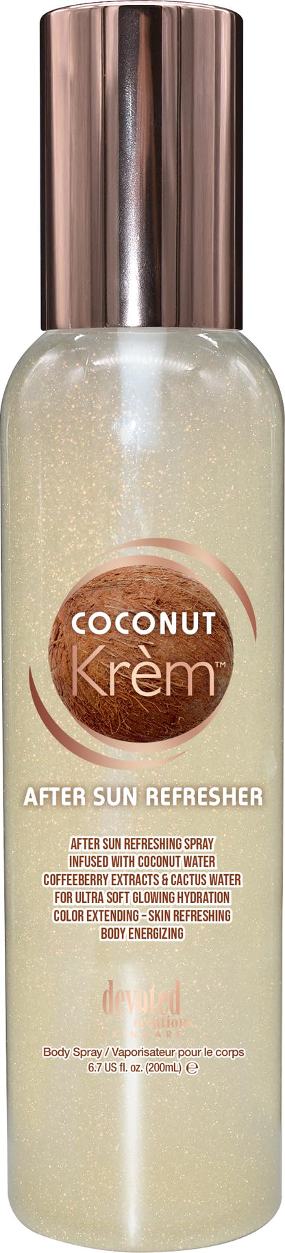 Devoted Creations Coconut Krèm After Sun Refresher – Soft Hydration & Color Extension