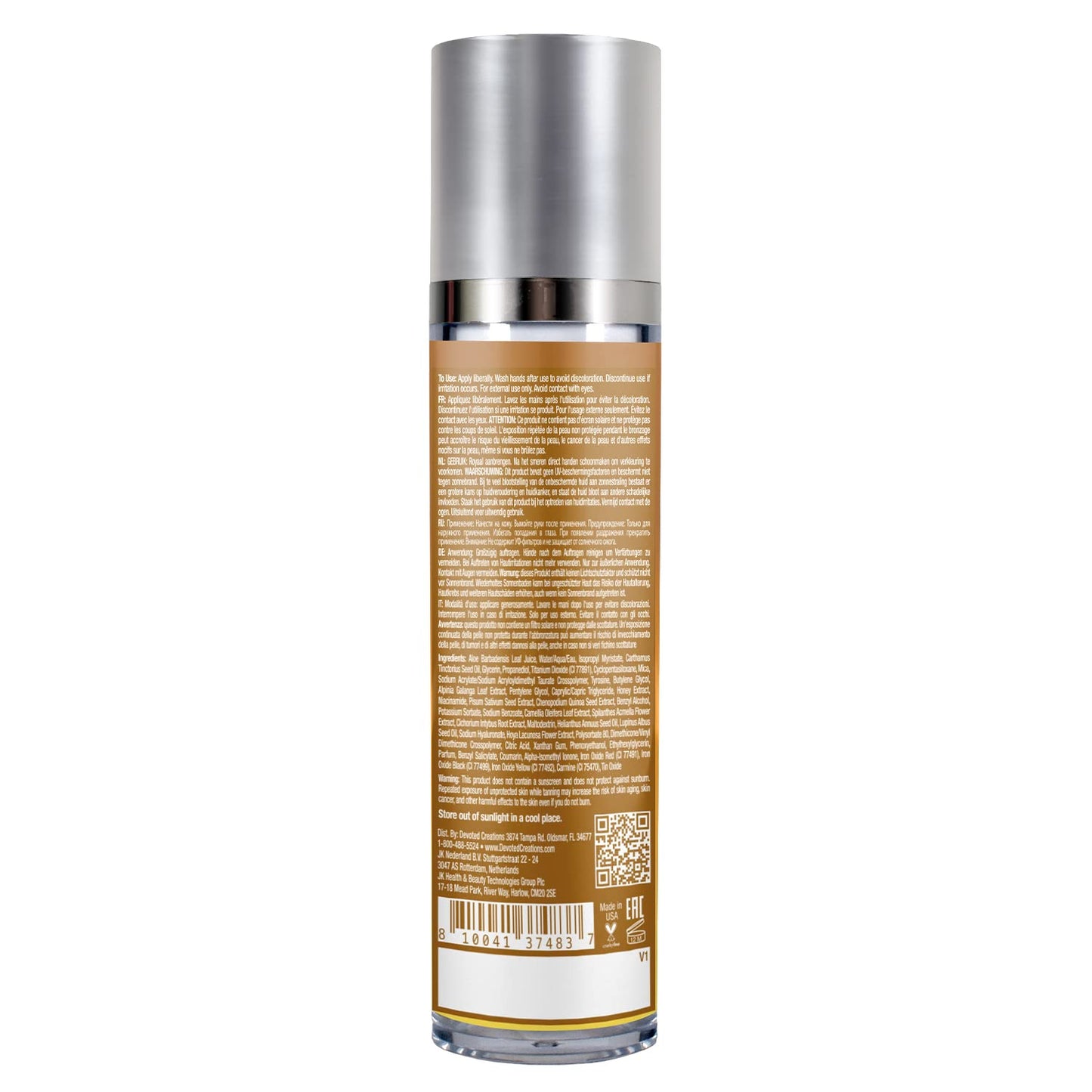 Devoted Creations Honey Gleam Cream – Glow-Boosting Skin Tint & Mineral Mask