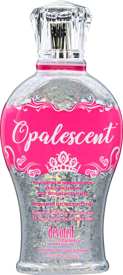 Devoted Creations Opalescent Tanning Lotion 12.25 oz – Holographic Shine & Fade Protection