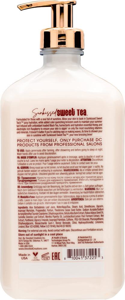 Devoted Creations Sunkissed Sweet Tea Color Extending & Building Moisturizer 18.25oz