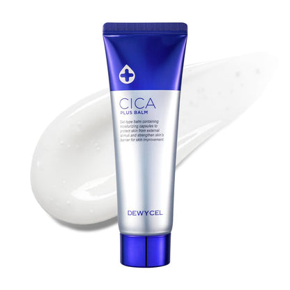 DEWYCEL Cica Plus Balm with Vitamin C Inducer — Premium Korean Day & Night Moisturizer | Centella Asiatica, Madecassoside, Hyaluronic Acid | 50 ml