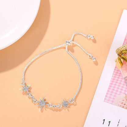 Zircon Flower Bracelets