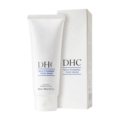 DHC Mild Foaming Face Wash, 3.5 oz | Gentle Hydrating Cleanser
