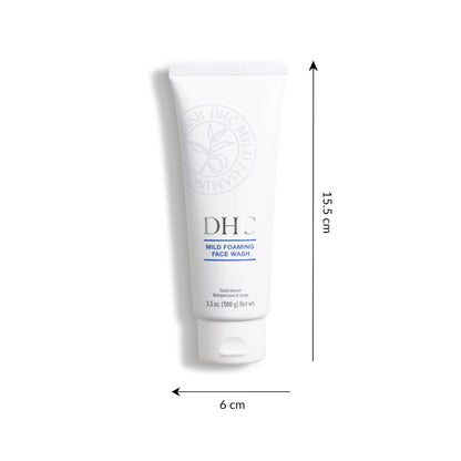 DHC Mild Foaming Face Wash, 3.5 oz | Gentle Hydrating Cleanser