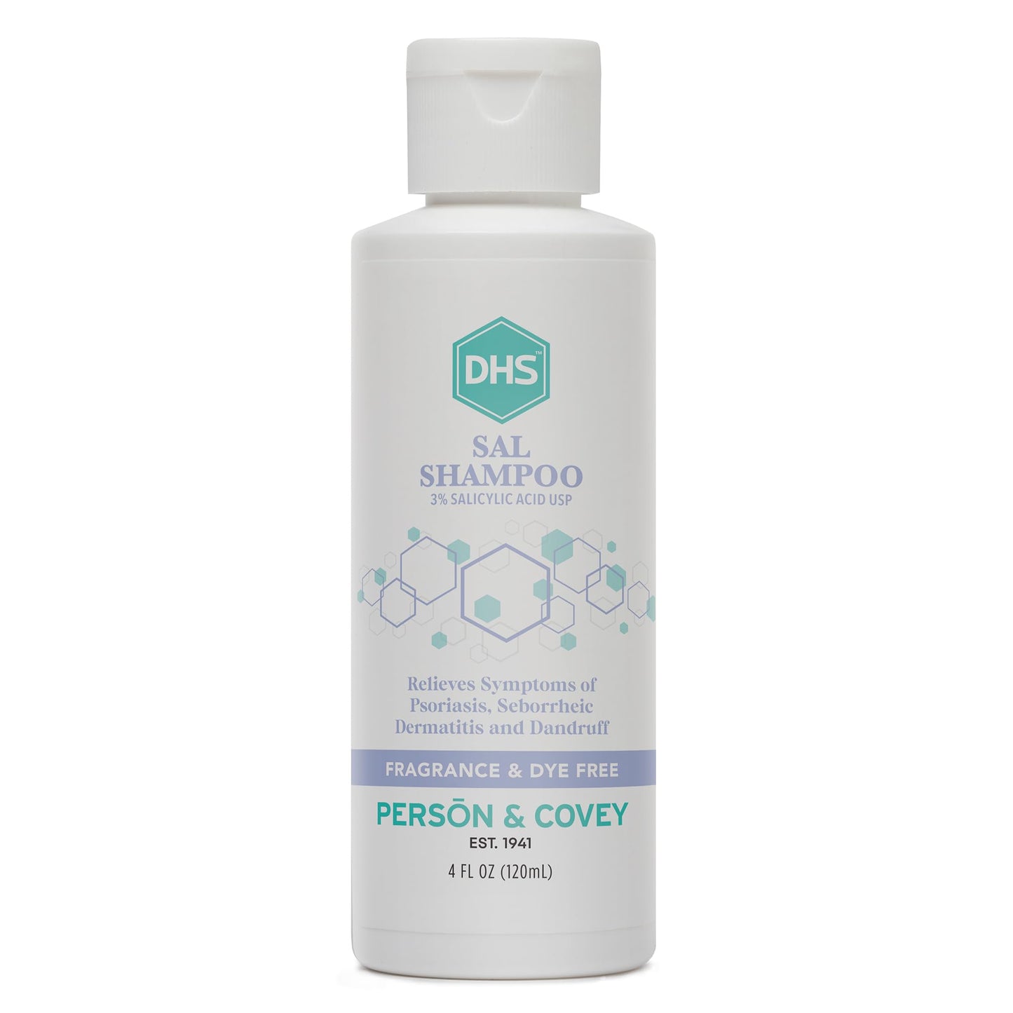 DHS SAL Shampoo – Maximum Strength Medicated Anti-Dandruff with Salicylic Acid (4oz)