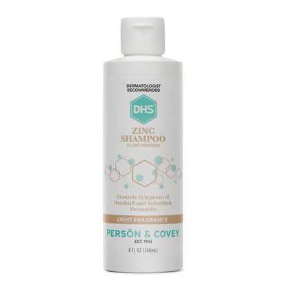 DHS Zinc Shampoo – Dandruff Relief with 2% Zinc Pyrithione | 8 oz