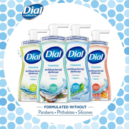 Dial Complete Foaming Anti-Bacterial Hand Wash 4-Pack - Assorted Scents, 7.5 oz Each