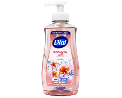 Dial Himalayan Pink Salt & Water Lily Hand Soap with Moisturizer – 7.5 oz, Pack of 6