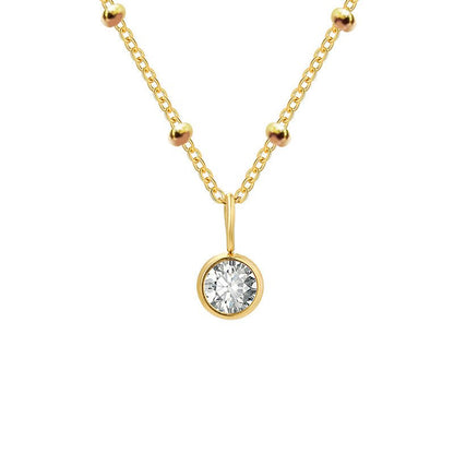 Diamond Birthstone Necklace