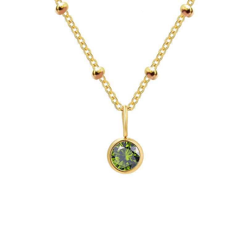 Diamond Birthstone Necklace