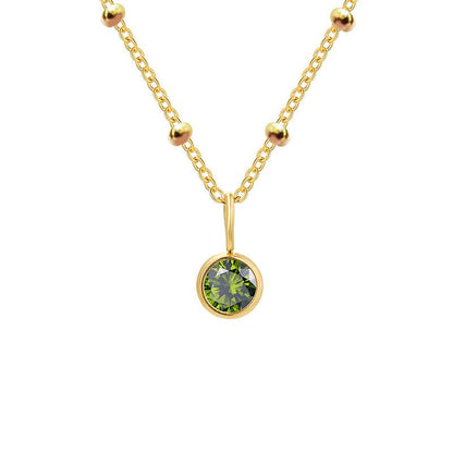 Diamond Birthstone Necklace