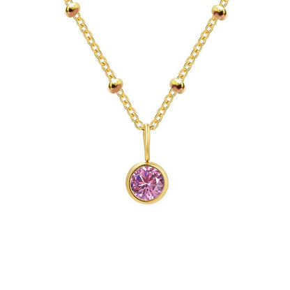 Diamond Birthstone Necklace