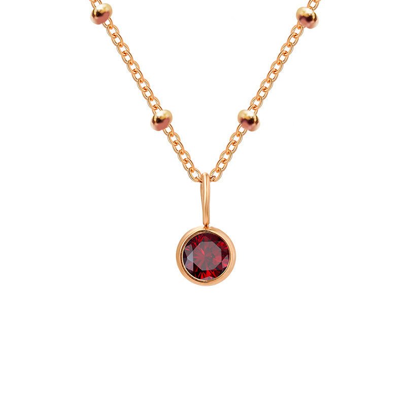 Diamond Birthstone Necklace